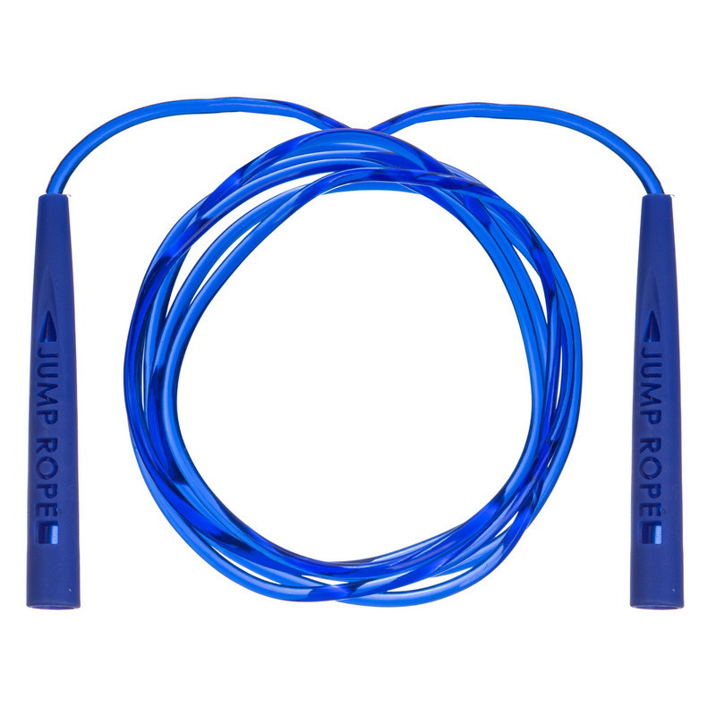 Скакалка з PVC джгутом FI-3450 2,8 м Вишневе - фото 3