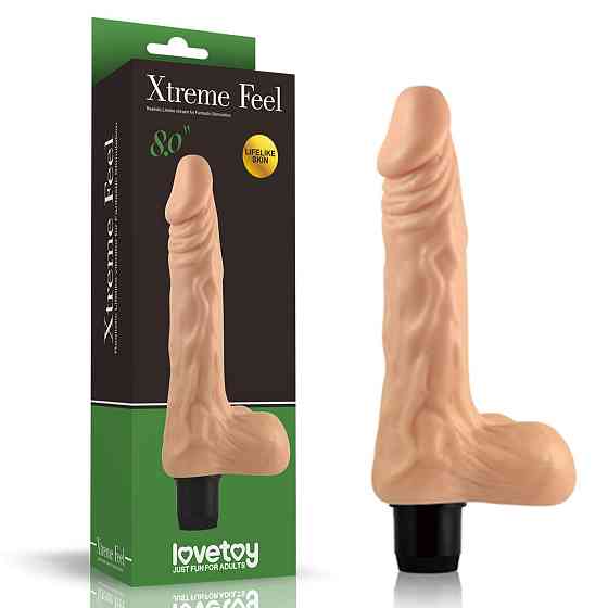 Реалистичный вибратор - Xtreme Feel Vibrator Flesh 8