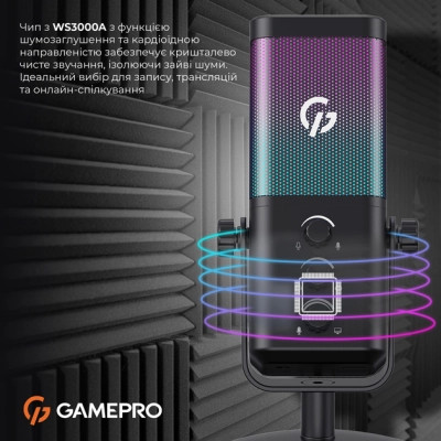 Мікрофон GamePro Genesis X-Arctic USB (UGM117B) Вінниця - фото 7