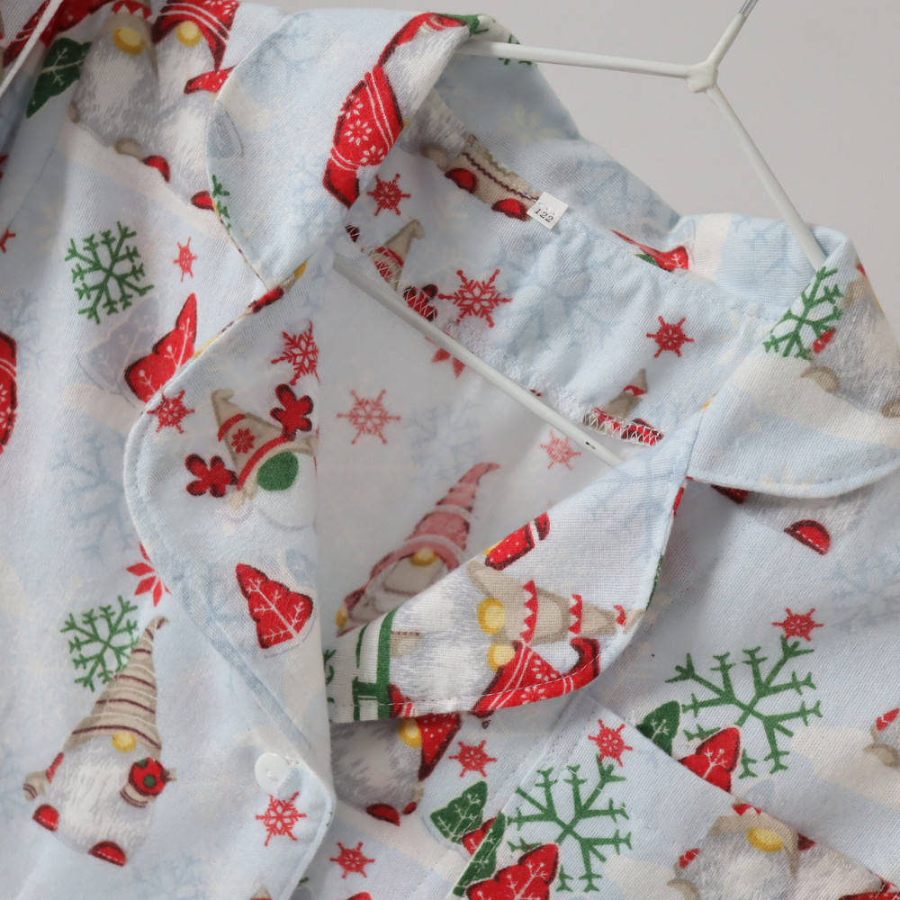 Фемелі новорічні теплі піжами з гномами жіноча та дитяча (сорочка+штани) Кам'янець-Подільський - фото 7