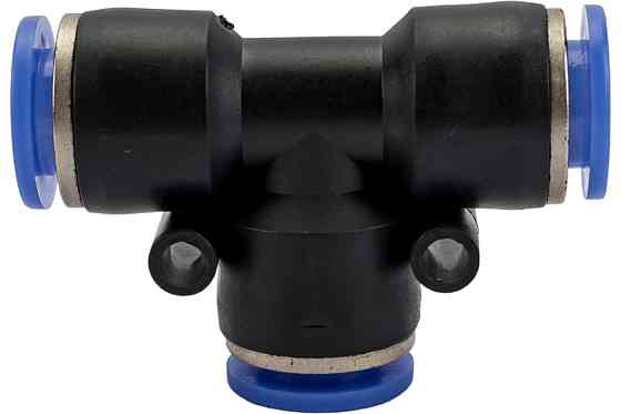 Фітинг T-подібний для пластикових трубок 16мм Одеса