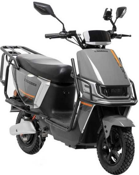 Електроскутер Crosser CR-13 (2000W 72V 24Ah) Графенові акб - Сірий. Харків - фото 2