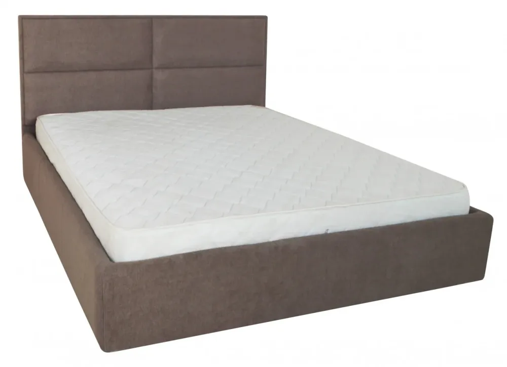 Кровать Двуспальная Sheffield VIP 160 х 200 см Miss 08 С дополнительной металлической цельносварной рамой Коричневый Киев - изображение 1