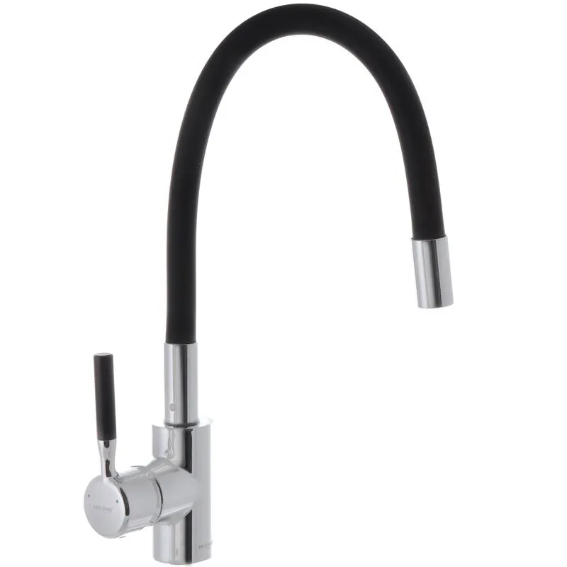 Кухонний змішувач із силіконовим виливом Mixxus Premium RIO 011 Чорний MI5815 Харків - фото 1