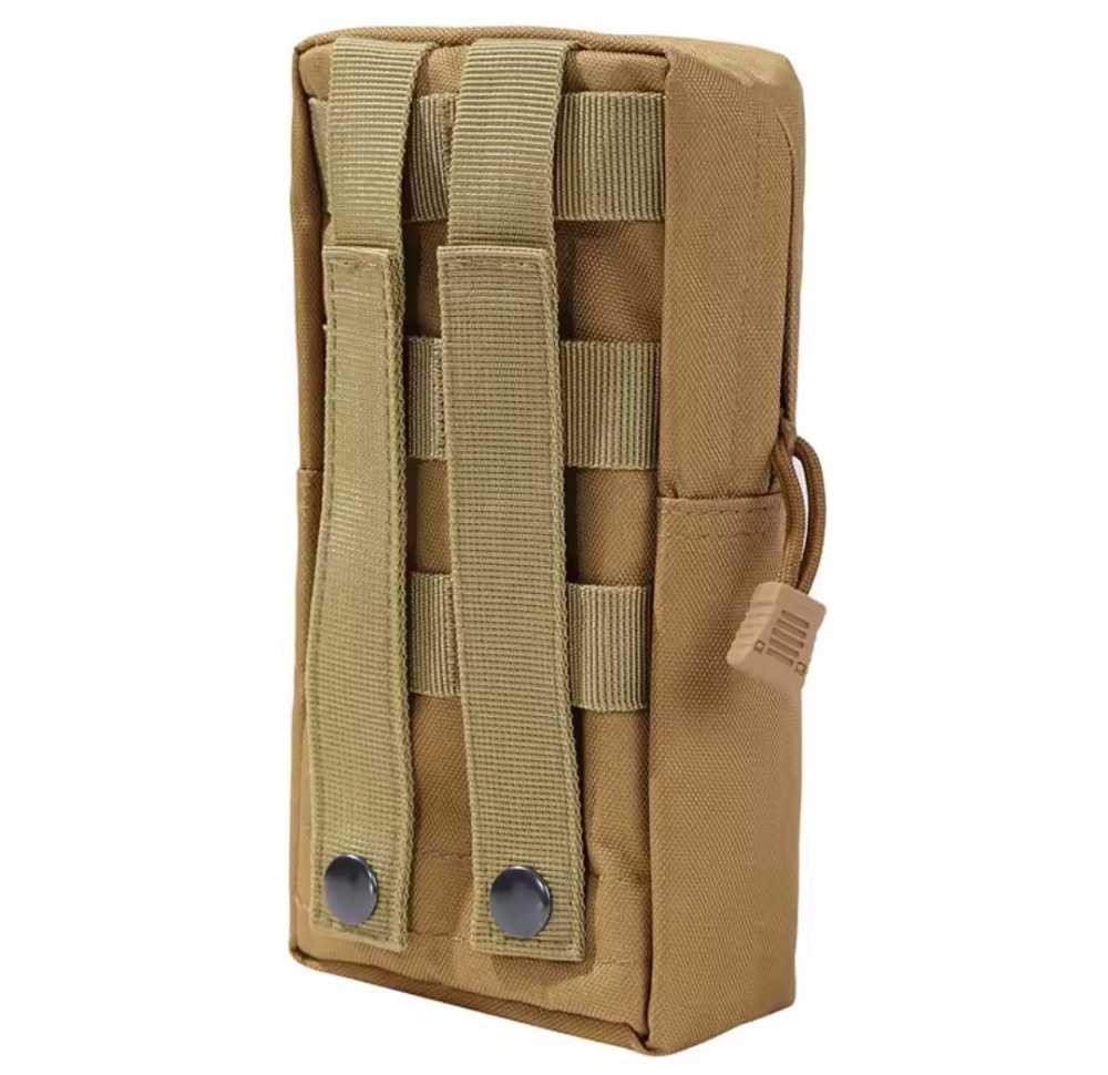 Мужская тактическая камуфляжная поясная сумка 1 карман 21 на 11 см зеленый Киев - изображение 4