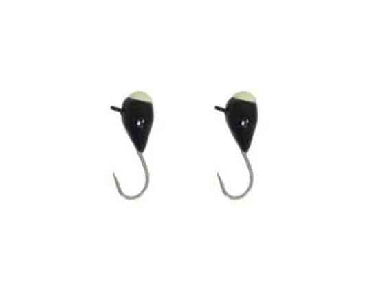 Мормишка вольфрам Капля с ушком 3мм 0,45г цветная D55 (2шт/уп) ТМ FISHING ROI Киев