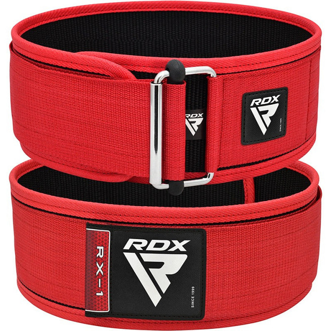 Пояс для важкої атлетики RDX RX1 Weight Lifting Belt RED-M Кам'янське - фото 2