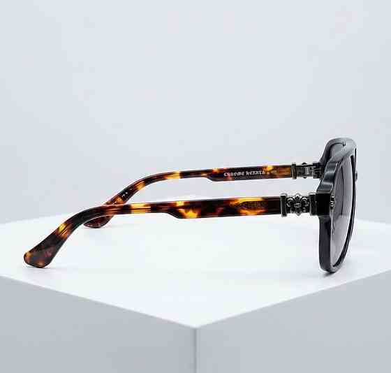 Солнцезащитные брендовые мужские очки Chrome Hearts (38260-1) Киев