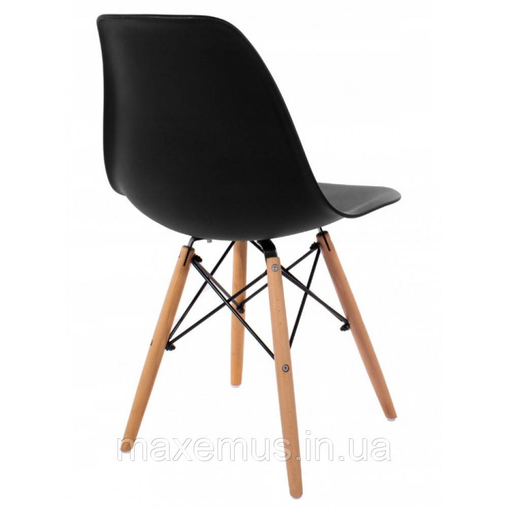 Кресло кухонное В 173 табурет кухонный на ножках в гостинную стул со спинкой на кухню черный Мостиска - изображение 6