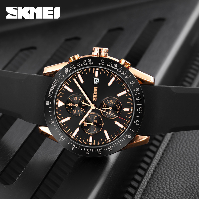 Skmei 9253PRGBK Rose Gold-Black Sil SBR Киев - изображение 3