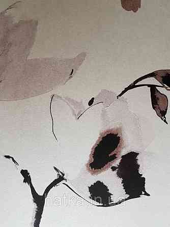 Обои флизелиновые  Khroma LAV002 LA VIE EN ROSE черные ветки  цветы голубые Киев