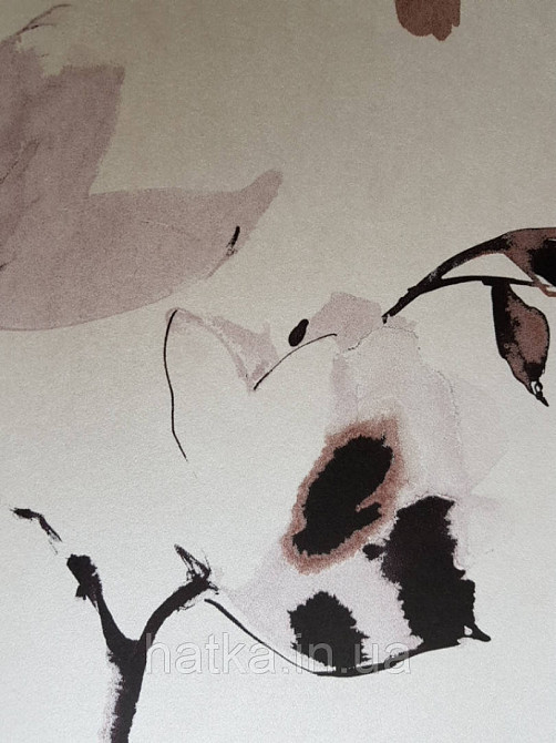 Обои флизелиновые  Khroma LAV002 LA VIE EN ROSE черные ветки  цветы голубые Киев - изображение 2