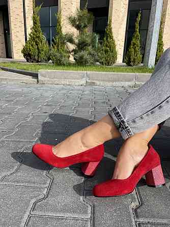 Nivelle Туфлі жіночі NIVELLE червоні замша натуральна каблук 6 см (1529/6030-6045) Коломия