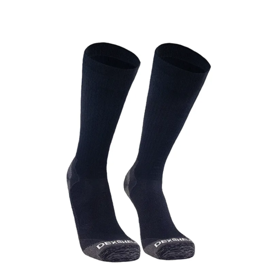 Водонепроницаемые высокие носки Dexshell Terrain Walking 2.0 Socks (Черно-серые) M (39-42) Винница