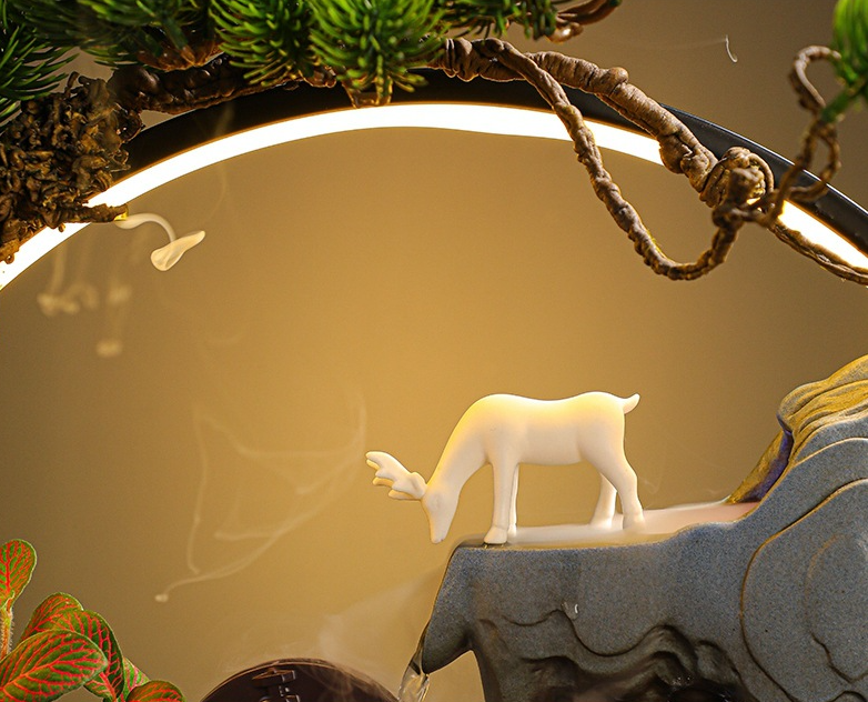 Подставка для благовоний 50х47 см, декоративный водопад, АКВАРИУМ, светильник, подставка для благовоний 5в1!! Кременчуг - изображение 6