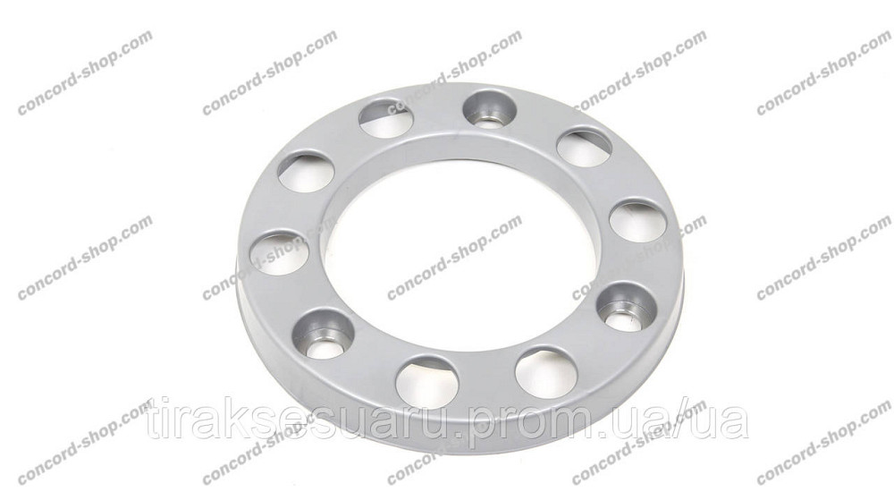 Колпак колеса передней корона 22.5 унив. серый пластик Колпак колеса передний серый 22.5 (пластик) Луцк - изображение 1