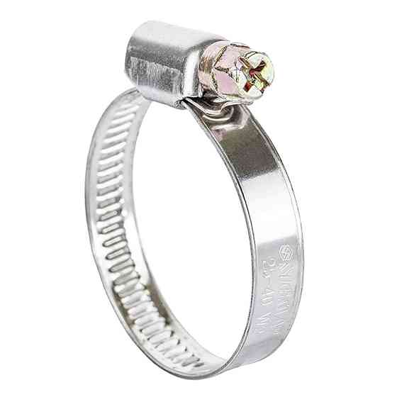 Хомут черв'ячний неіржавкий 9 мм D25-40 мм 25 шт. SIGMA (2510081) Київ