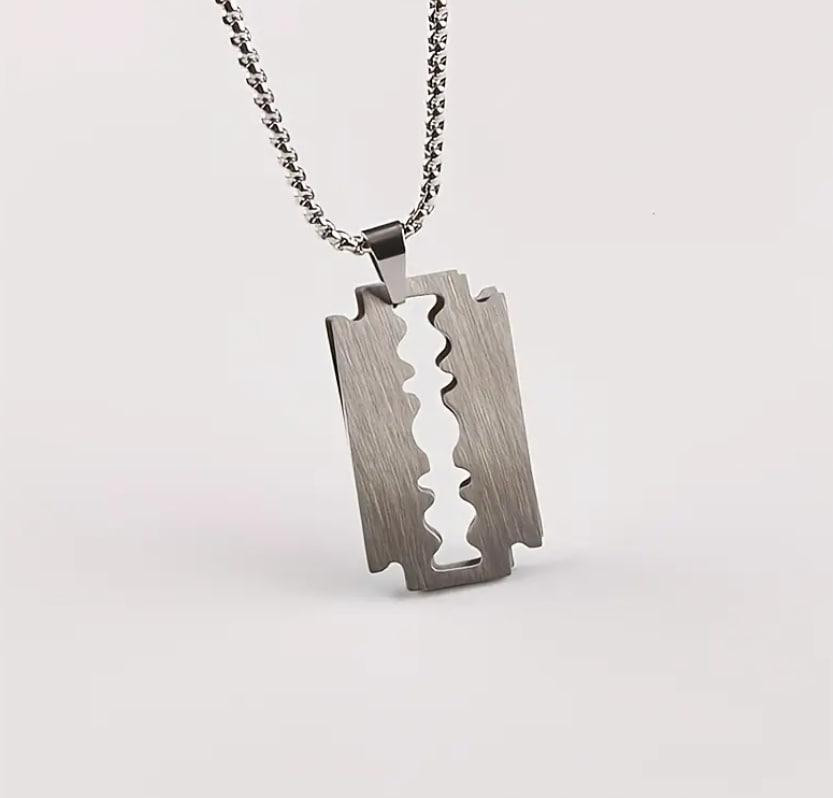 Підвіска-лезо з нержавіючої сталі на ланцюжку Київ - фото 2