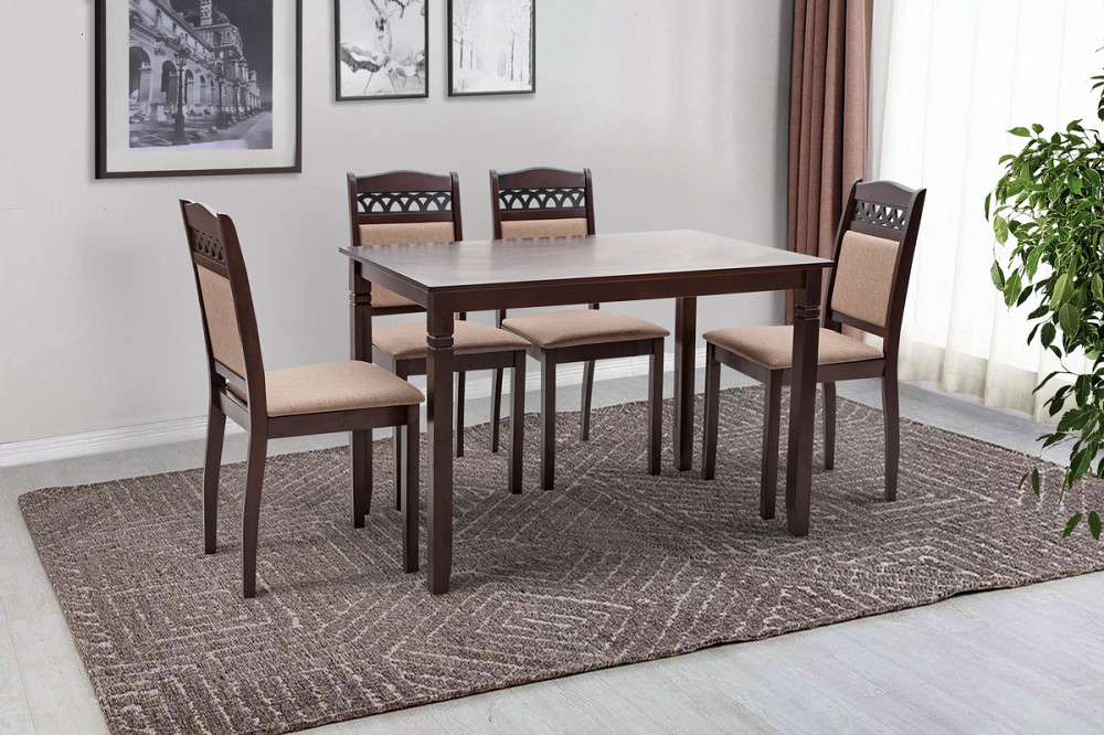 Комплект Бродвей (1+4) Тем.горіх DARK WALNUT Київ - фото 4