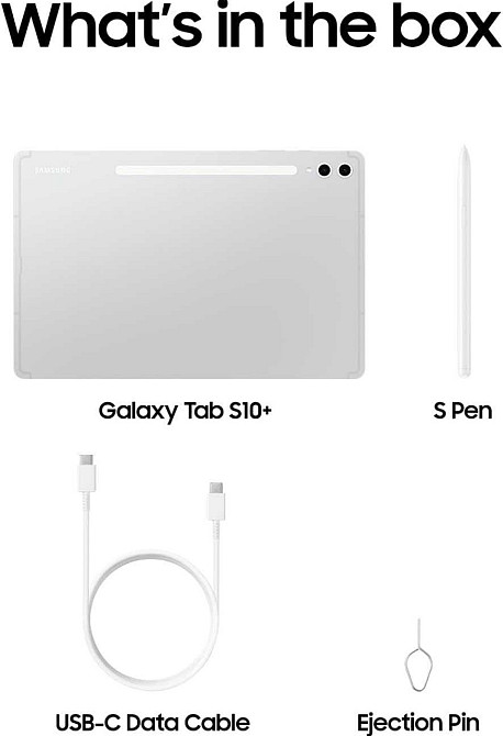 Планшет Samsung Galaxy Tab S10+ 12/512GB Platinum Silver (SM-X820NZSE) Київ - фото 3