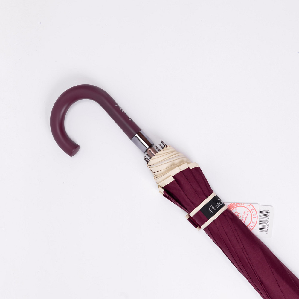 Класичний червоний зонт-трость з чохлом Київ - фото 9