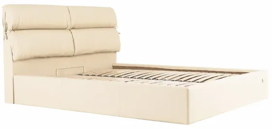 Кровать Двуспальная Edinburgh Comfort 160 х 190 см Fly 2207 С подъемным механизмом и нишей для белья Бежевый Киев