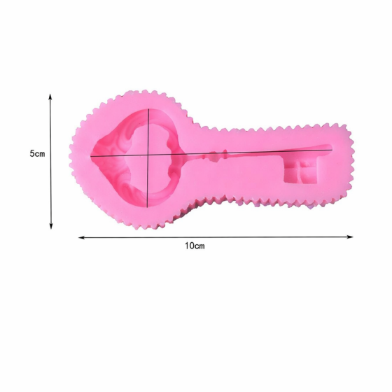 Молд силиконовый Ключ 100 на 50 мм розовый Киев