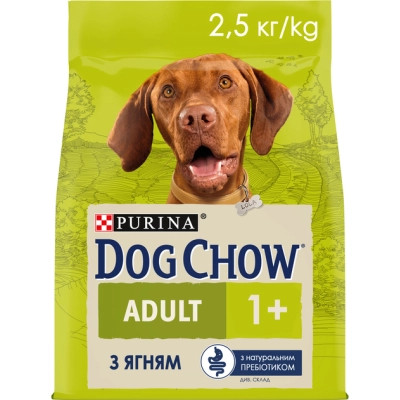 Сухий корм для собак Purina Dog Chow Adult Lamb зі смаком ягняти 2.5 кг (7613034485946) Вінниця - фото 8