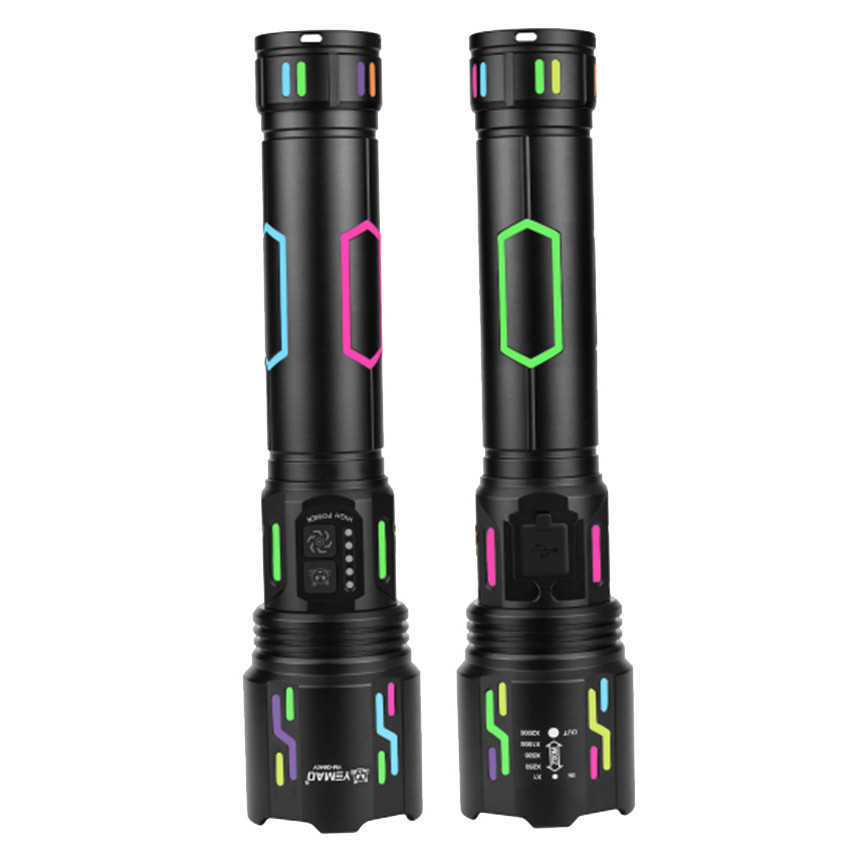 Ручний ліхтар YEMAO YM-G640Y, 4000LM, 60 W LED, 1*33140 акум, TYPE-C Дніпро - фото 3