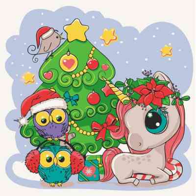 Картина по номерам ArtCraft Єдиноріжка з друзями 30х30 см (15553-AC) Вінниця