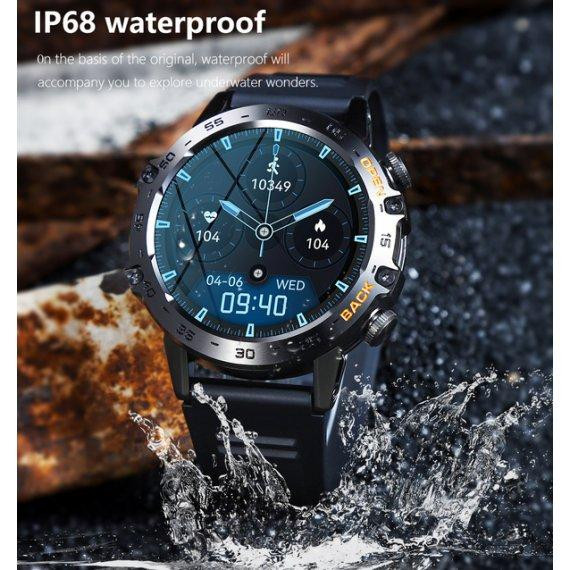 Розумний годинник Smart Delta K52 (2 ремінці) Чорний Вінниця - фото 7