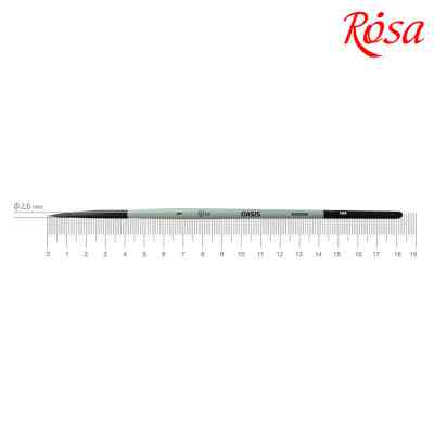 Кисточка для рисования Rosa Енот круглый OASIS 188, № 1 (4823098517016) Винница