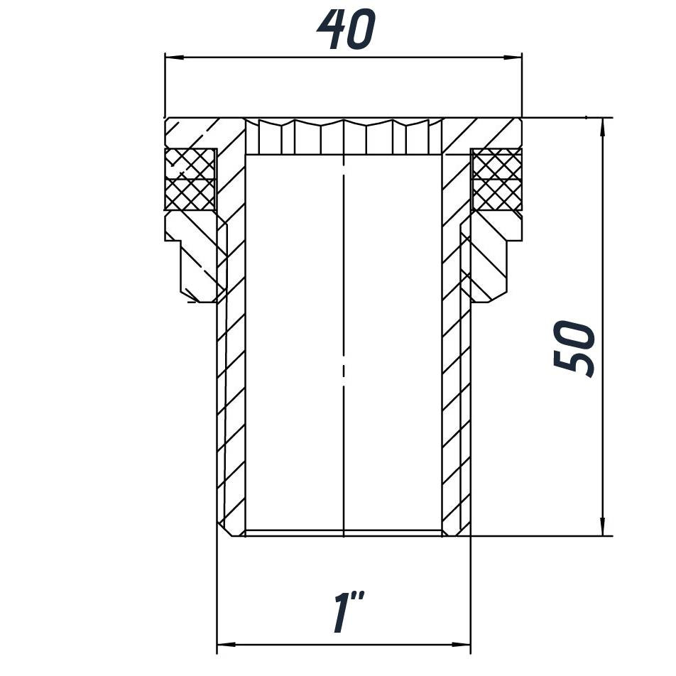 Врізання в бак 1″З нержавіюче SO552S OPTIMUM Тернополь - изображение 4