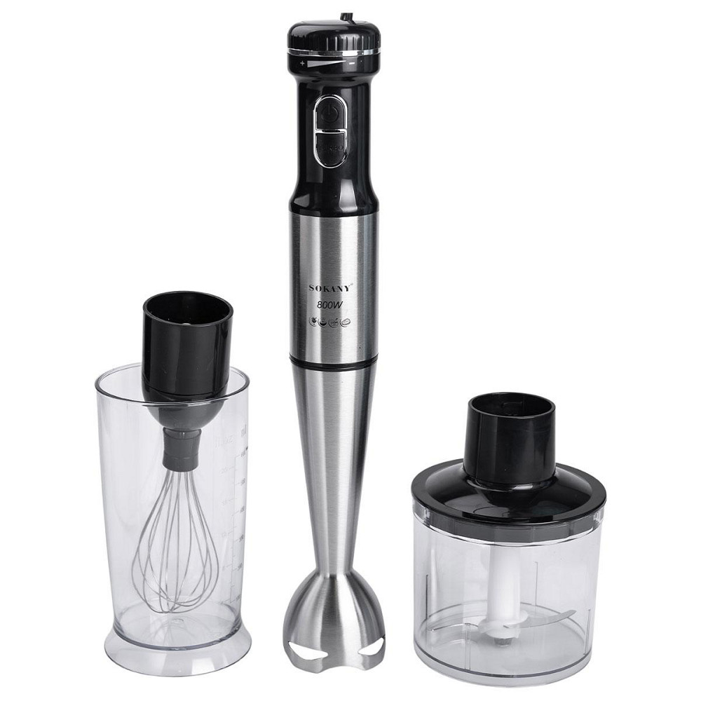 Ручной блендер Sokany с чашей и венчиком 800 Вт Киев - изображение 7