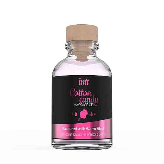 Массажный гель для интимных зон Intt Cotton Candy (30 мл) разогревающий Sex Aura Киев