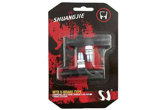 Колодки тормозные велосипедные (ободные, V-brake) (черные) Мукачево