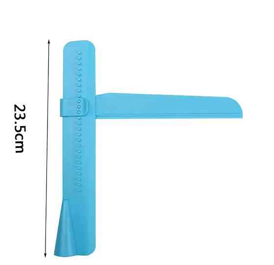 Регулируемый кондитерский скребок для выравнивания торта 23 см синий Киев