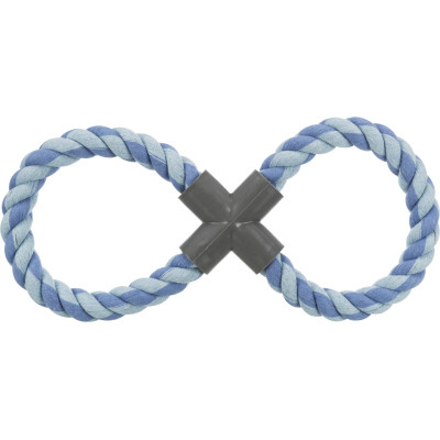 Игрушка для собак Trixie Канат-восьмерка с пластиковой крестовиной 35 см (4011905032788) Винница - изображение 2