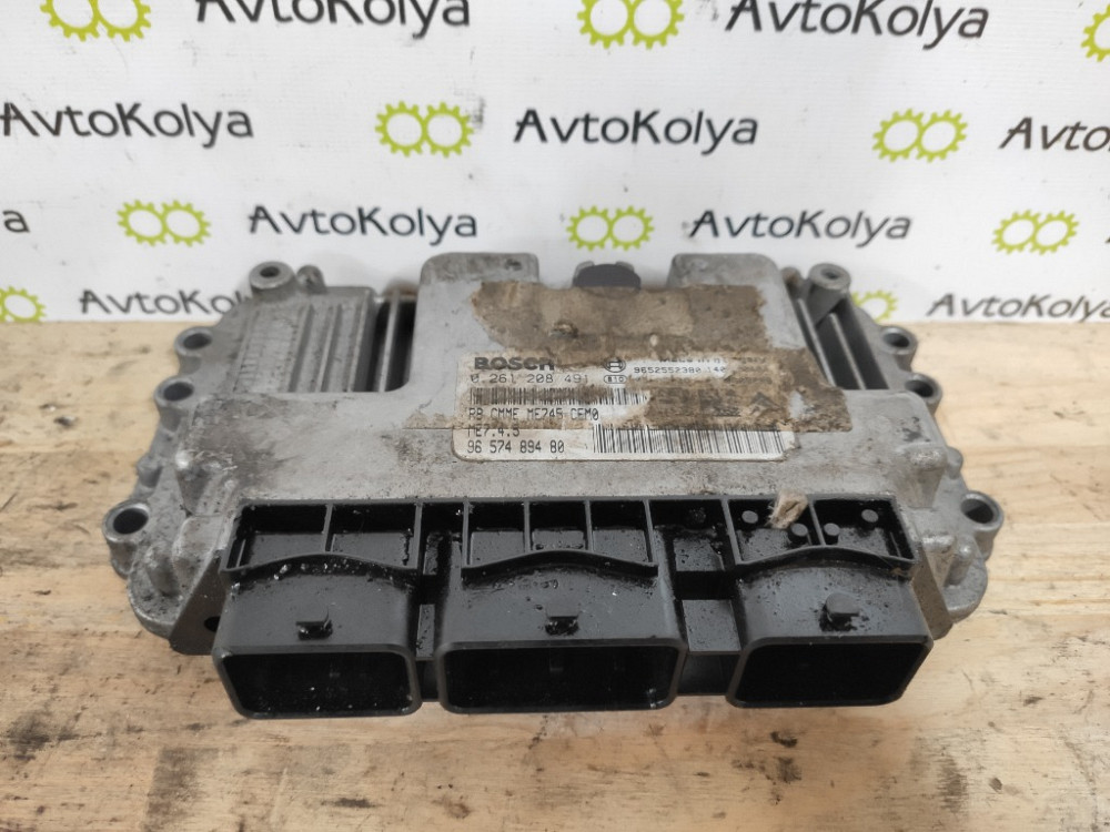 Блок керування двигуном Citroen C4 1.6 бензин 2004-2010 (0261208491) Ковель - фото 1