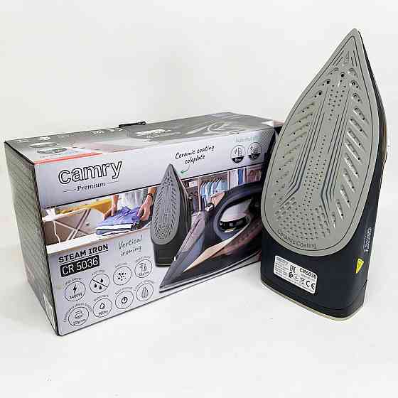 Легкий паровой утюг для дома Camry CR 5036 3400Вт, Хорошие бюджетные утюги, Современный паровой утюг GF-73 Львов