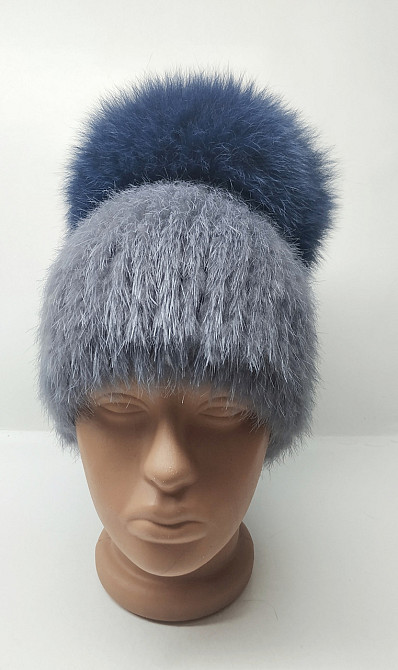 Шапка женская меховая Бон Анетта Серый Харьков - изображение 2