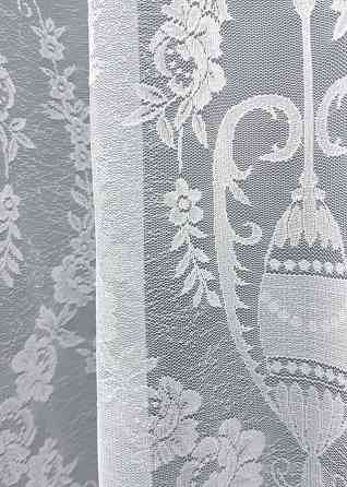 Тюль VR-Textil 1969т Жакард Білий 400х270 см (42-1005) Київ