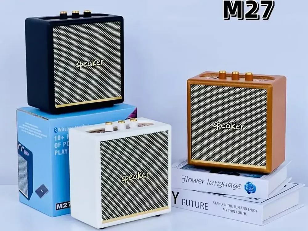 Мінідинамік Bluetooth M27 з FM-радіо, підтримкою microSD, AUX-входом і до 5 годин автономної роботи Одеса - фото 1