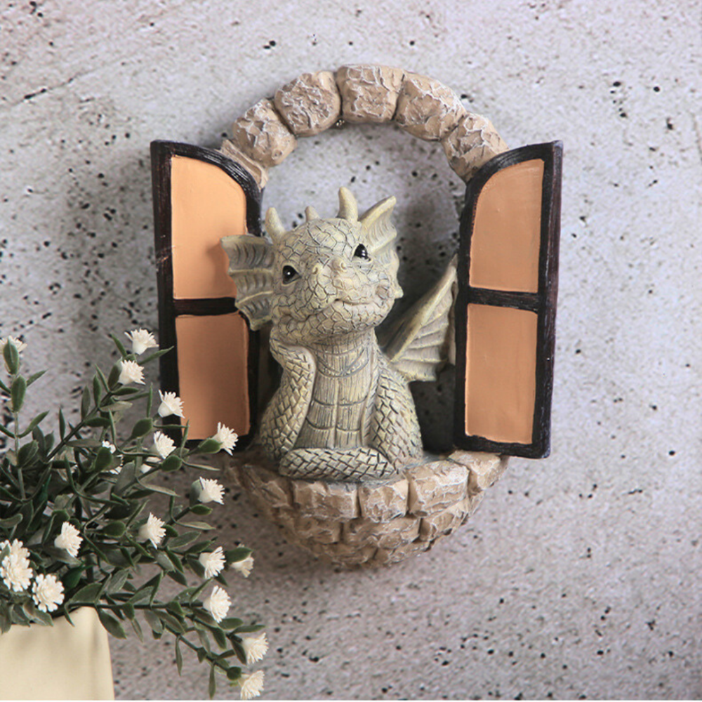 Садова фігурка Дракончик. Садові фігури. Декор для саду Одеса - фото 10