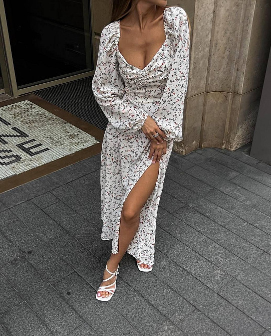 Женское романтичное обаяние с разрезом софт Одесса - изображение 1