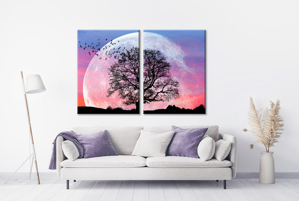 Модульна картина у вітальню/ спальню  Місяць   TLV-2_149 120х170 см Київ - фото 2