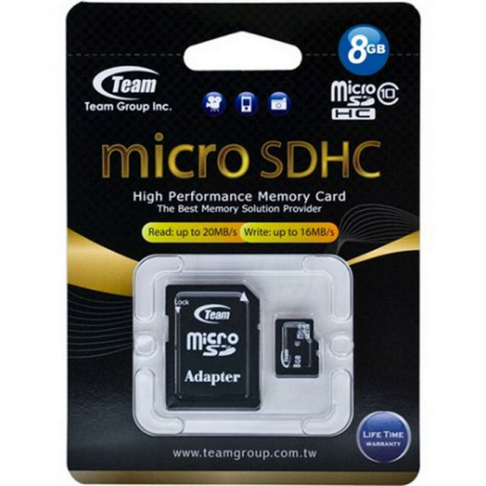 microSDHC Team 8Gb class 10 (adapter SD) Киев - изображение 4