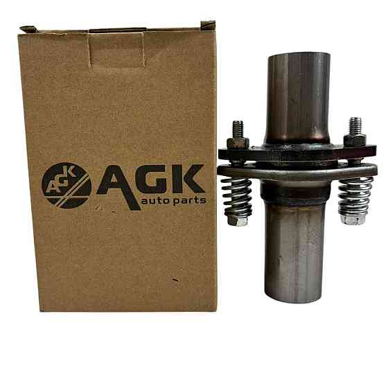 Фланець у зборі d45 мм демферний (фланці, прокладка, кріплення) нержавіюча сталь 409L Мукачево