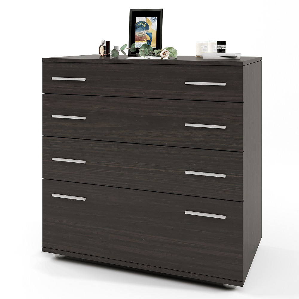 Комод для постельного белья Эверест К-2 80х45х85 венге темный (телескопы) (DTM-2450) Львов - изображение 1