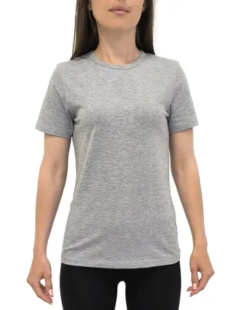 Футболка женская прямого кроя цвет серый меланж Bono 950119 52 Киев
